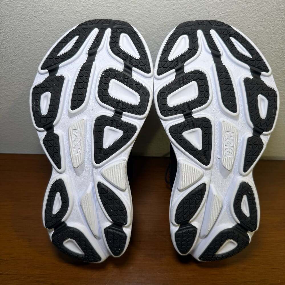 Hoka Bondi 8 Black White Running Shoes Women US 8D - Picture 10 of 11